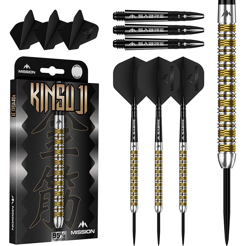 Mission Kinsuji Darts - 95% Tungsten - Steeldart