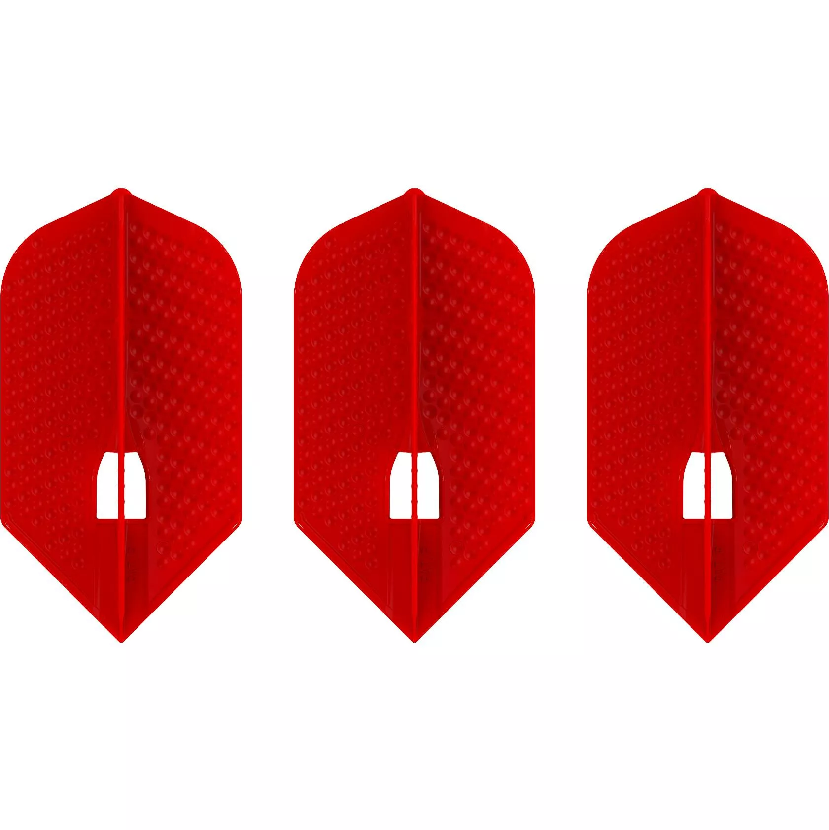 L-Style L6 Pro Champagne Dimple Slim Flights - Red