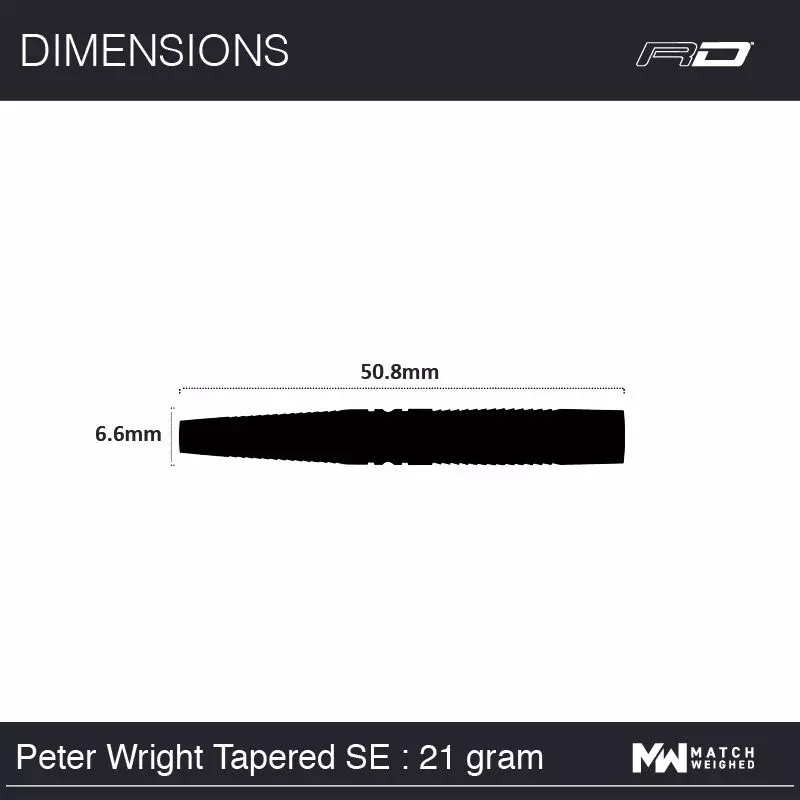 Peter Wright Snakebite World Champion Tapered SE - Steeldart