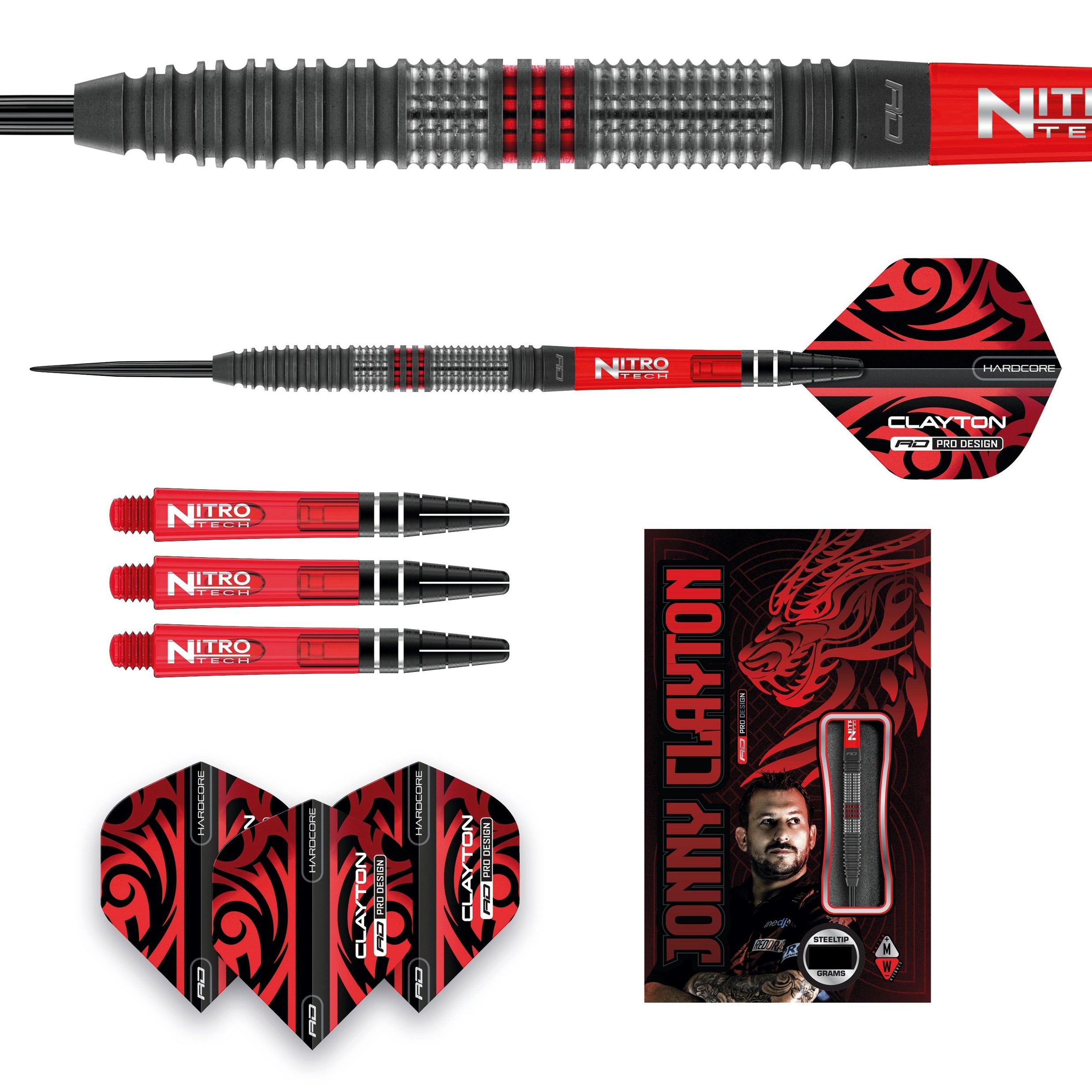 Jonny Clayton Hiraeth RedDragon - Steeldart