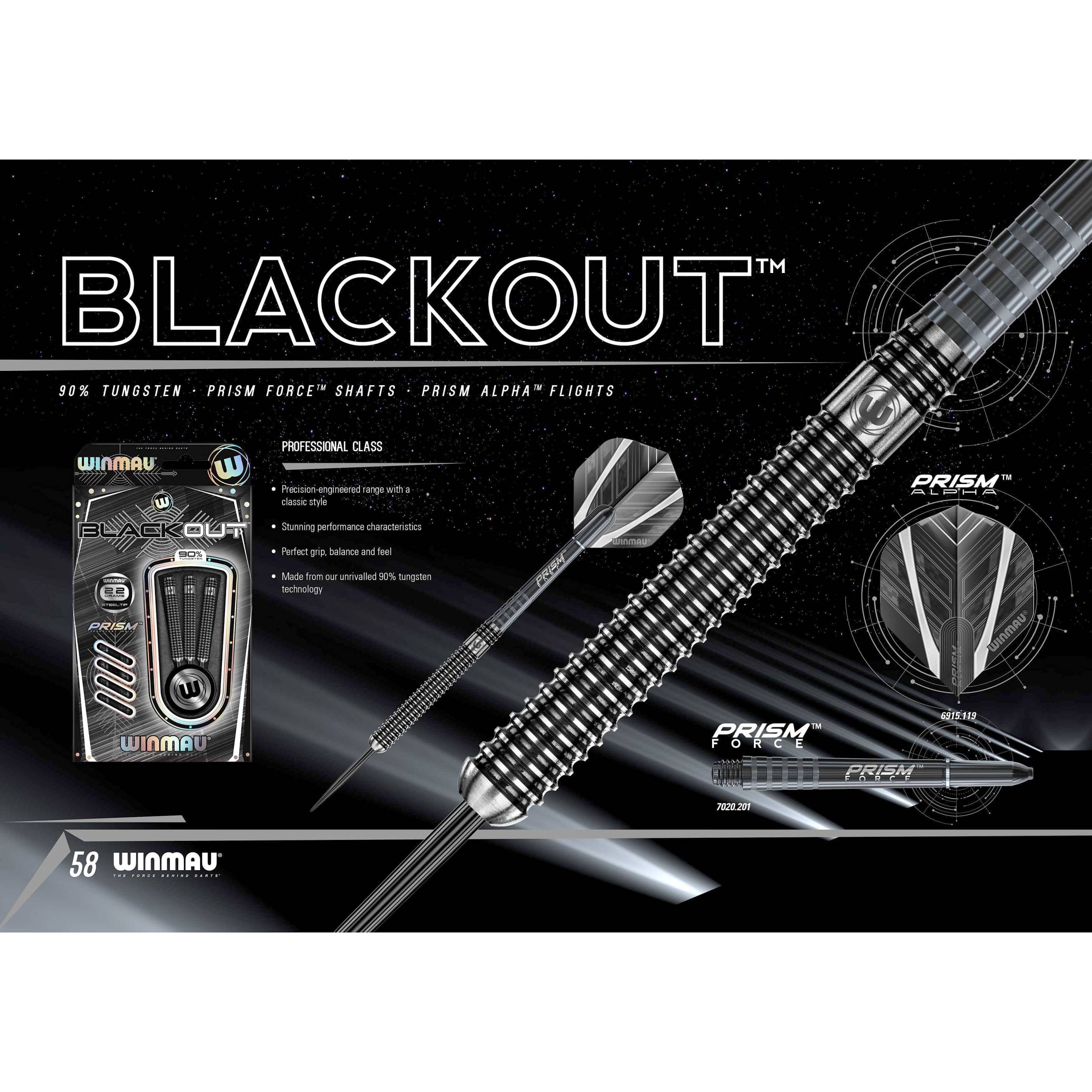 Blackout Winmau - Steeldart