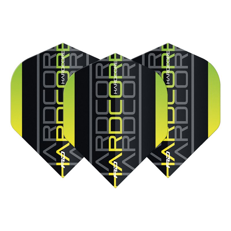 Hardcore XT Triple Flights RedDragon - Yellow