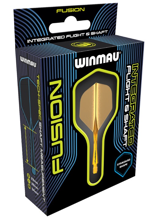 Winmau Fusion No2 Integrated Flight & Shaft - Orange