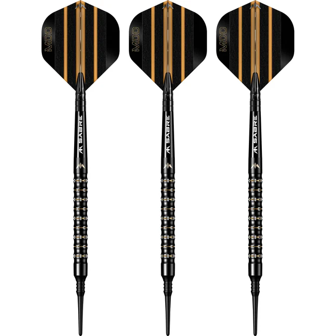 Mike De Decker 95% Tungsten - Black & Gold Mission - Softdart