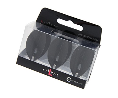 L-Style L2 Pro Champagne Flights - Teardrop Solid Black