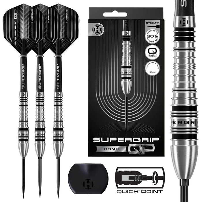 Harrows Supergrip Bomb QP - Quick Point Wechselspitzen - Steeldarts