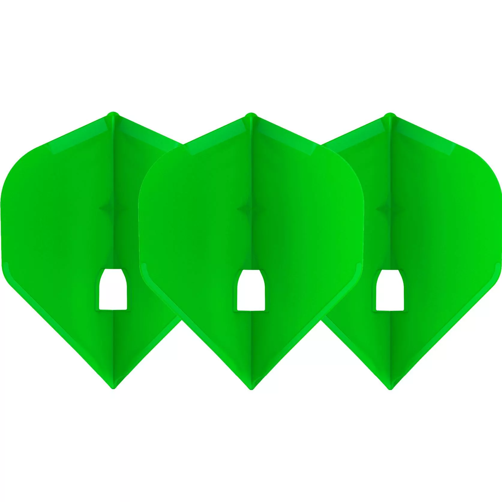 L-Style L1 Pro Champagne Standard Flight - Lime Green