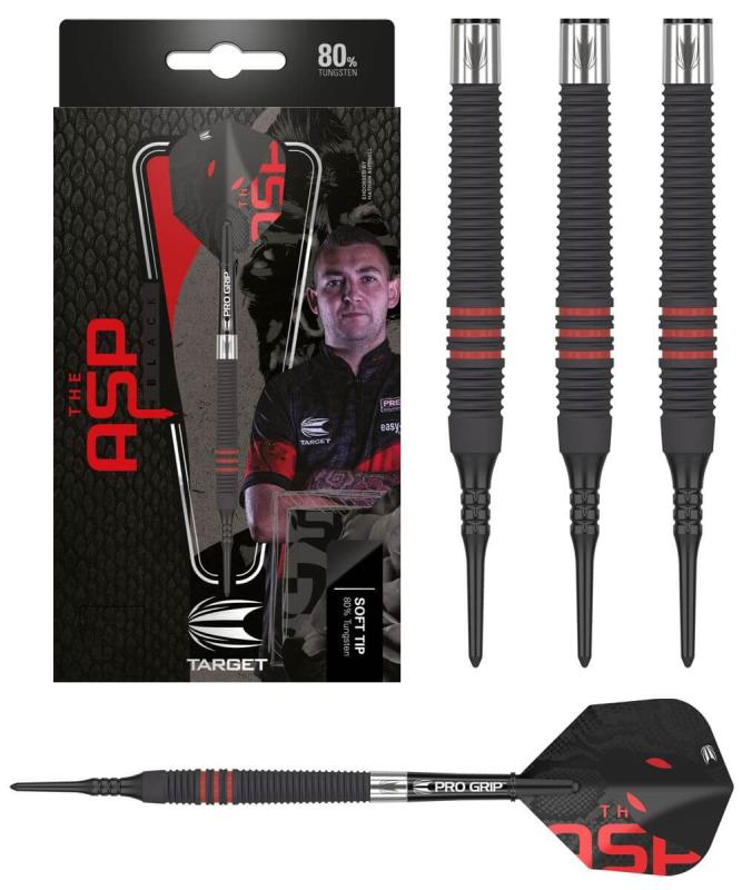 The ASP Black Nathan Aspinall 80% Target - Softdart