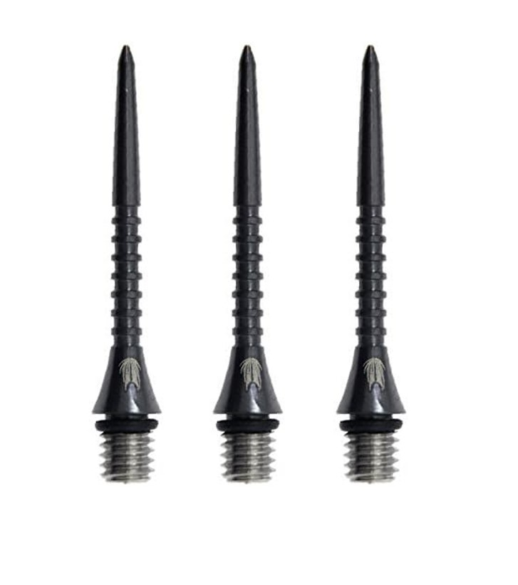 Titanium Grooved Conversion Target Point - Schwarz
