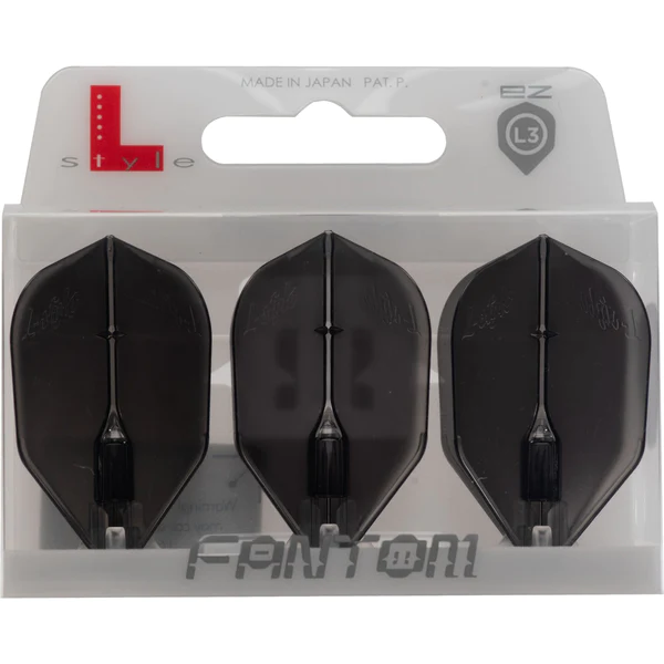L-Style L3EZ Fantom Flights - Small Clear Black