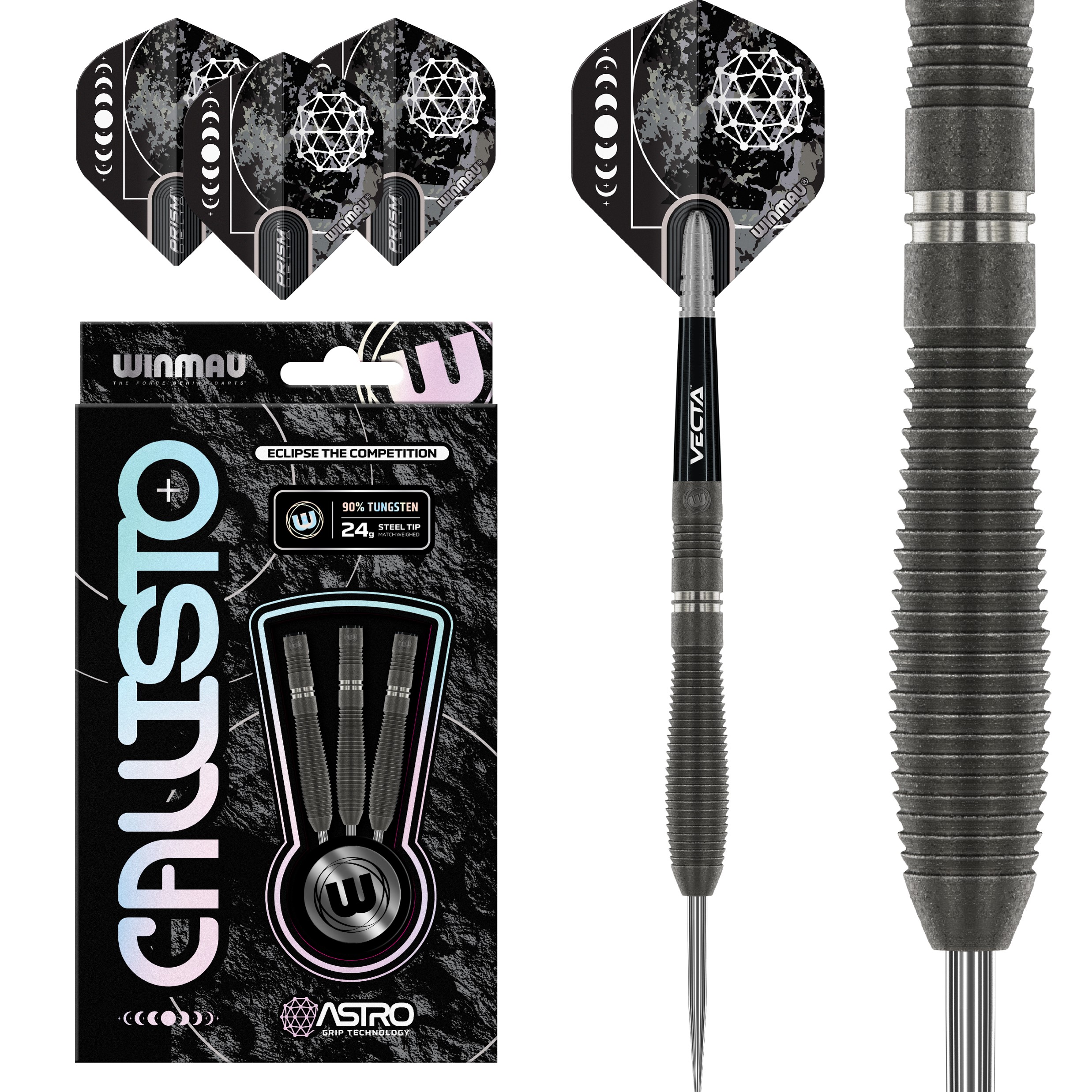 Winmau Callisto2 - 90% Tungsten - Steeldart