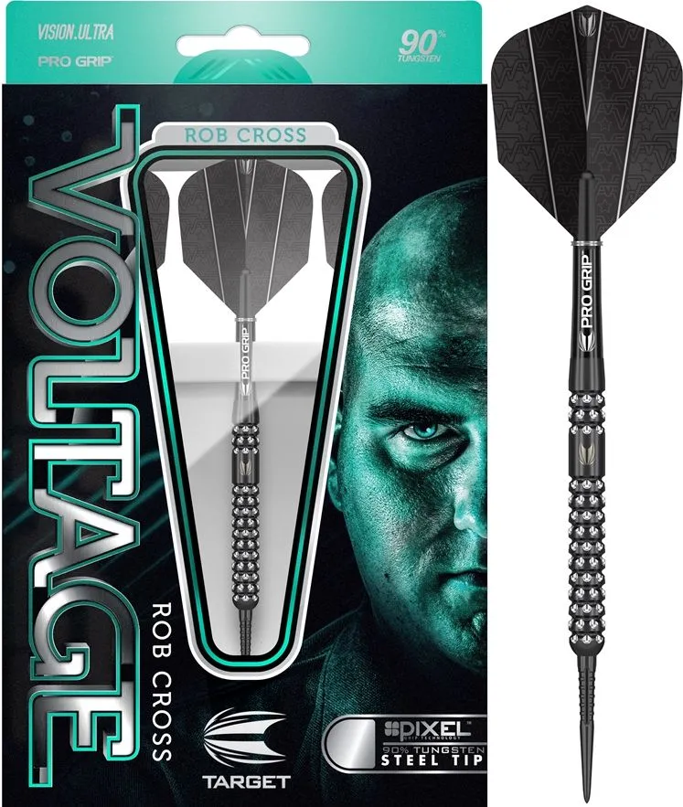 Rob Cross Black Pixel - Steeldart