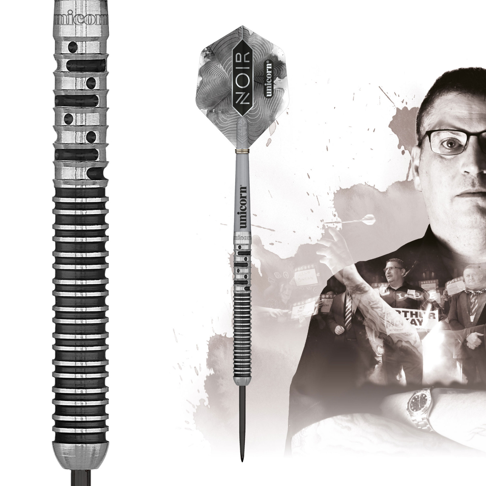 Gary Anderson Phase 5 World Champion NOIR Unicorn - Steeldart