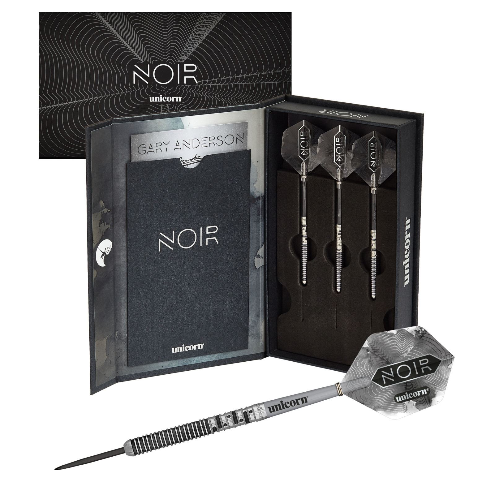 Gary Anderson Phase 5 World Champion NOIR Unicorn - Steeldart