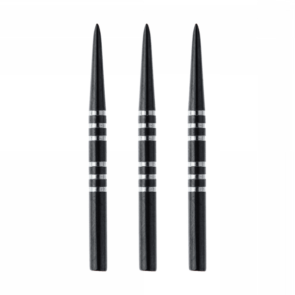 Winmau Re-grooved Points - Wechselspitzen schwarz