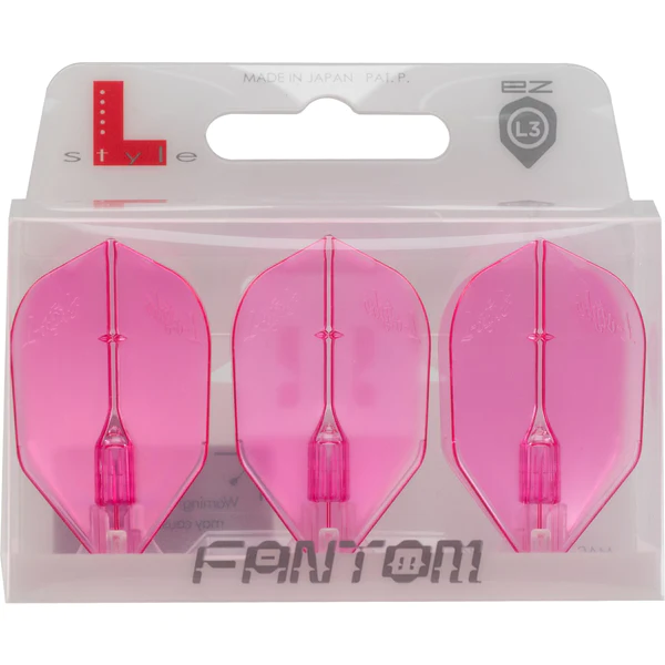 L-Style L3EZ Fantom Flights - Small Clear Pink