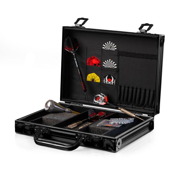 Dartkoffer Alu PAK Luxus - schwarz