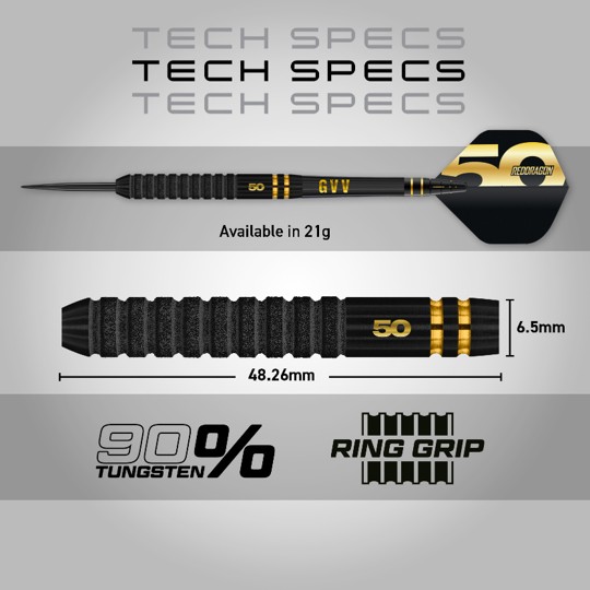 Gian van Veen - 50 Years Red Dragon - Limited Edition - Steeldart