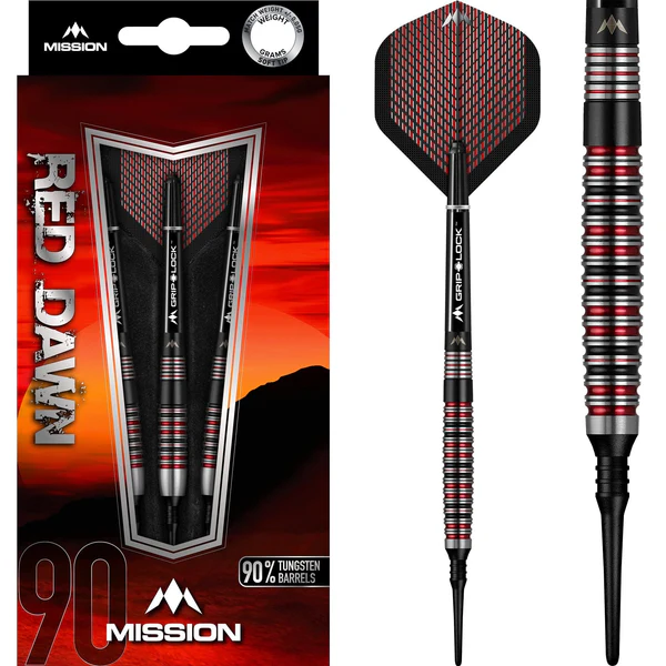 Mission Red Dawn Darts - M3 - Curved - Softdart