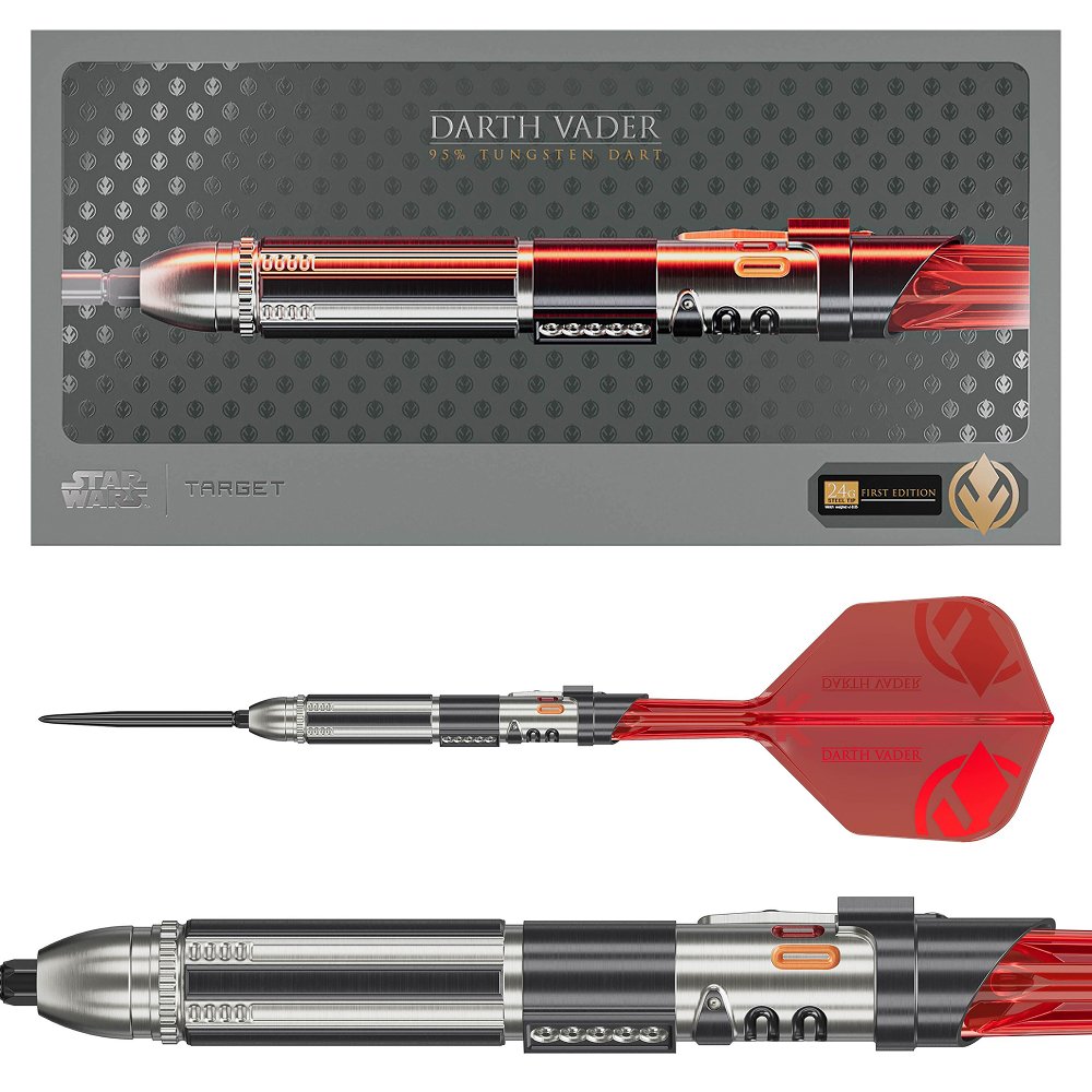 Star Wars - Target Darth Vader Sith Lord Lightsaber - First Edition 95% Tungsten - Steeldarts