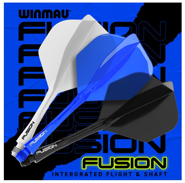 Winmau Fusion No2 Integrated Flight & Shaft - Blue