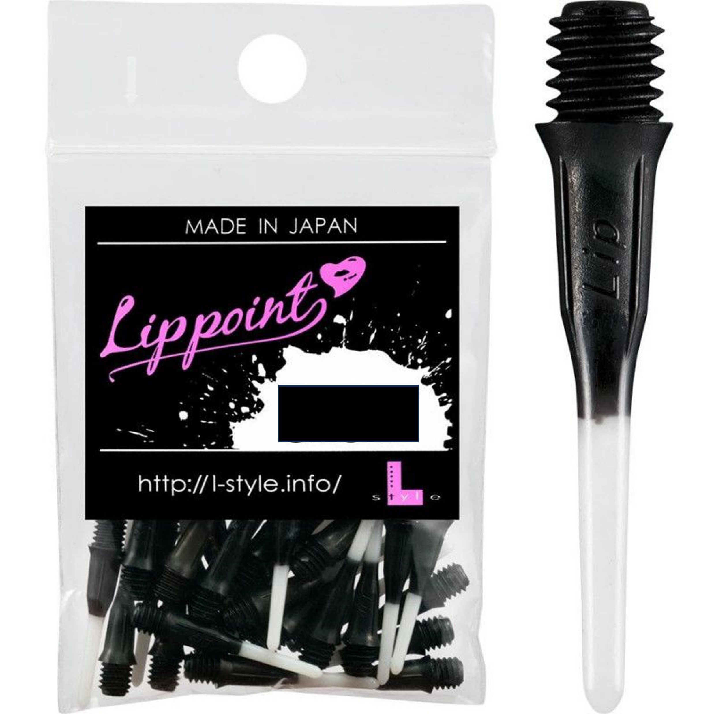 L-Style Lippoint Two Tone - White Black