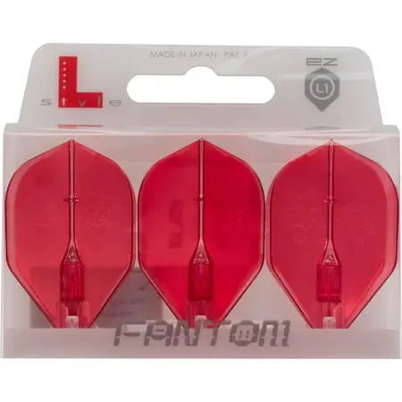 L-Style L1EZ Fantom Flights - Standard Red
