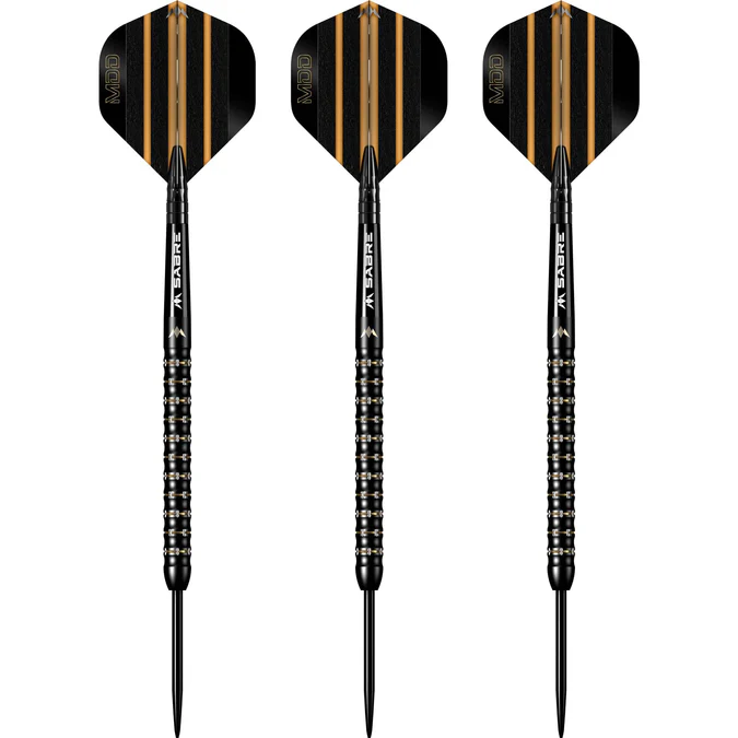 Mike De Decker 95% Tungsten - Black & Gold Mission - Steeldart
