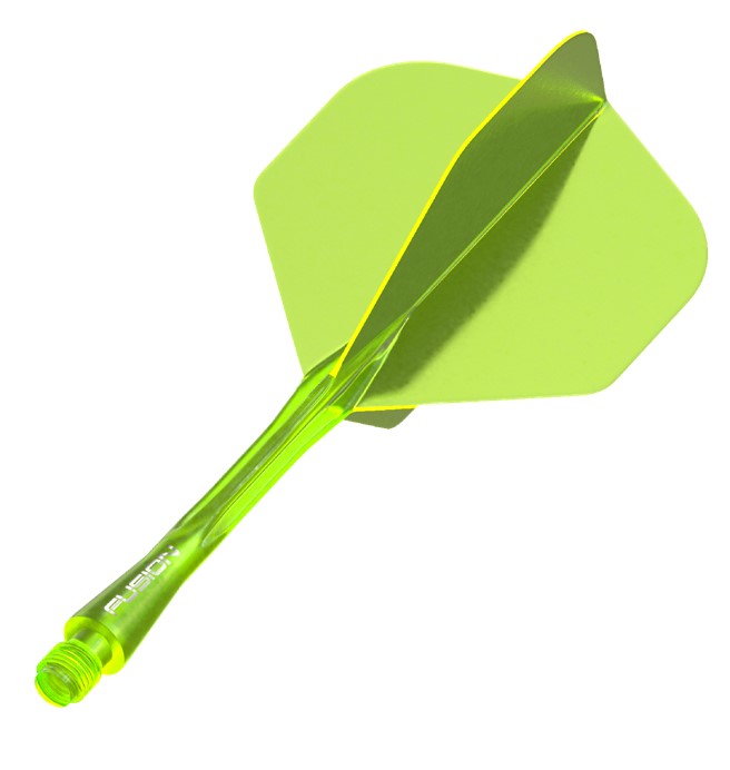 Winmau Fusion No2 Integrated Flight & Shaft - Yellow
