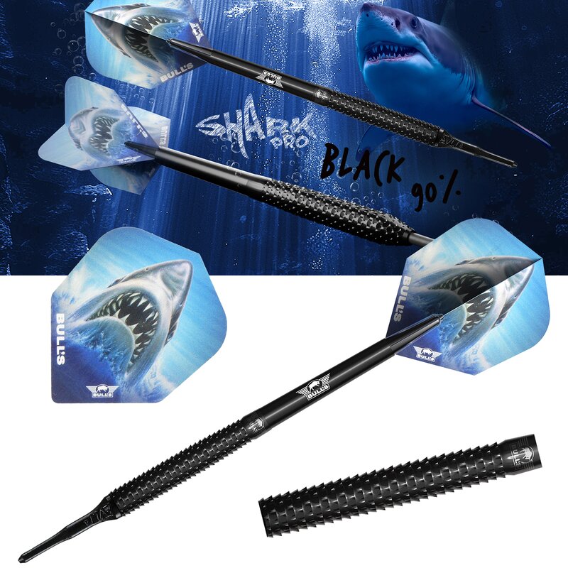 Bull's NL Shark Pro Black 90% - Softdart