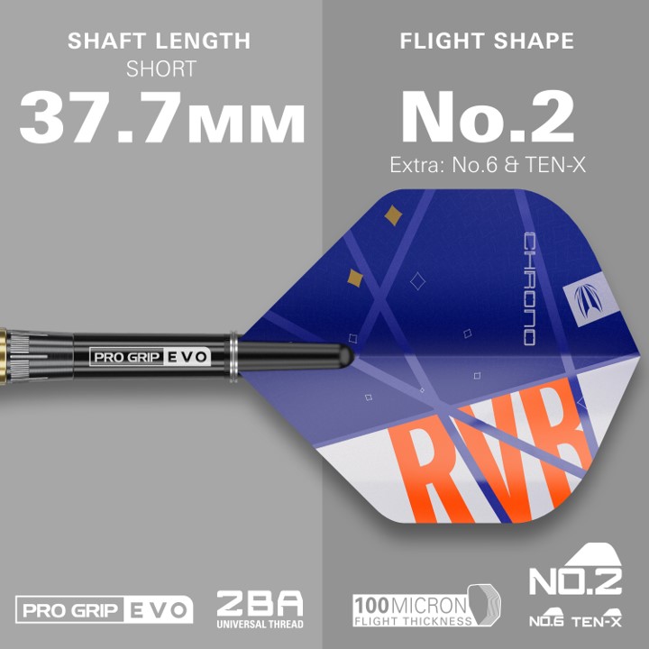 Raymond van Barneveld Chrono 95% Soft Tip Darts 2024 - Softdart
