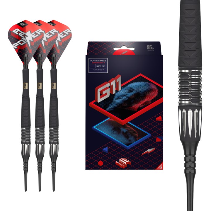 Phil Taylor Raw Power G11 95% Soft Tip Darts 2024 - Softdart