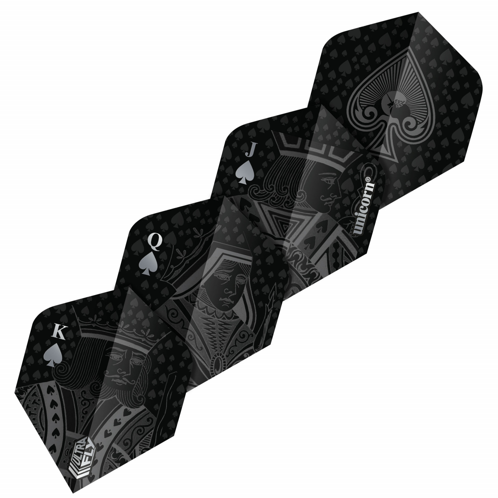 Ultra Fly 100 Black Royal Flush Unicorn Flights - Plus