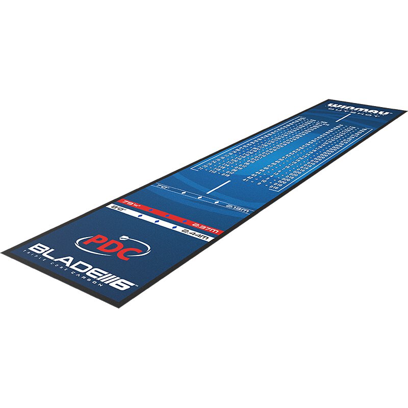 Winmau Dart Outshot PDC Dart Mat - Dartmatte Blau