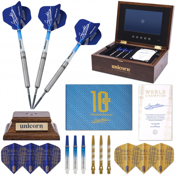 Gary Anderson World Champion Limited Edition 10 Year Commemoration - Steeldart