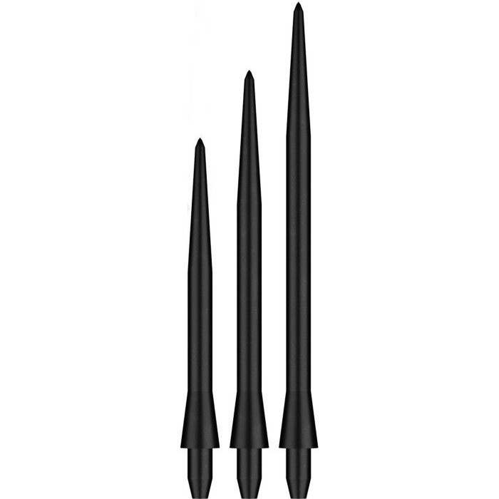 Bull's NL Conic Steeldart Points mit Trident Übergang - Schwarz