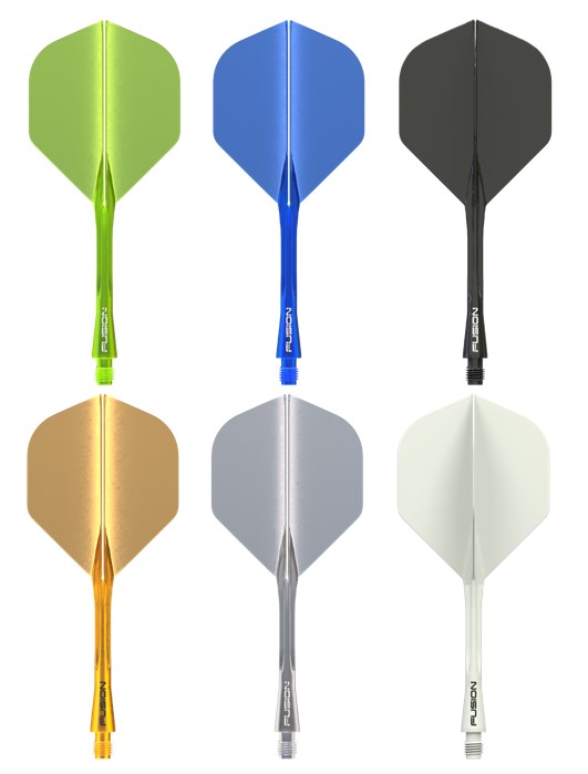 Winmau Fusion No2 Integrated Flight & Shaft - Blue