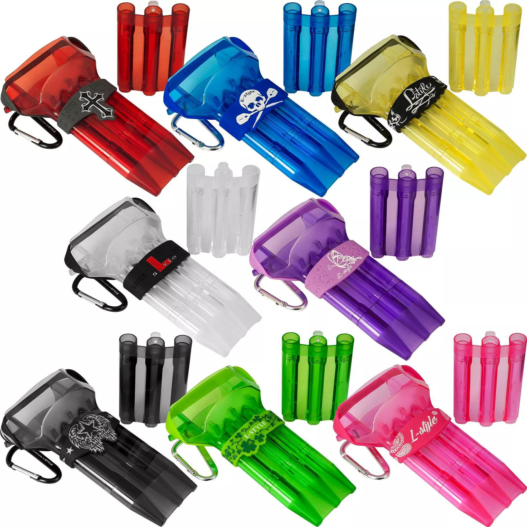 L-Style Krystal One Dart Case - Red mit Kreuz