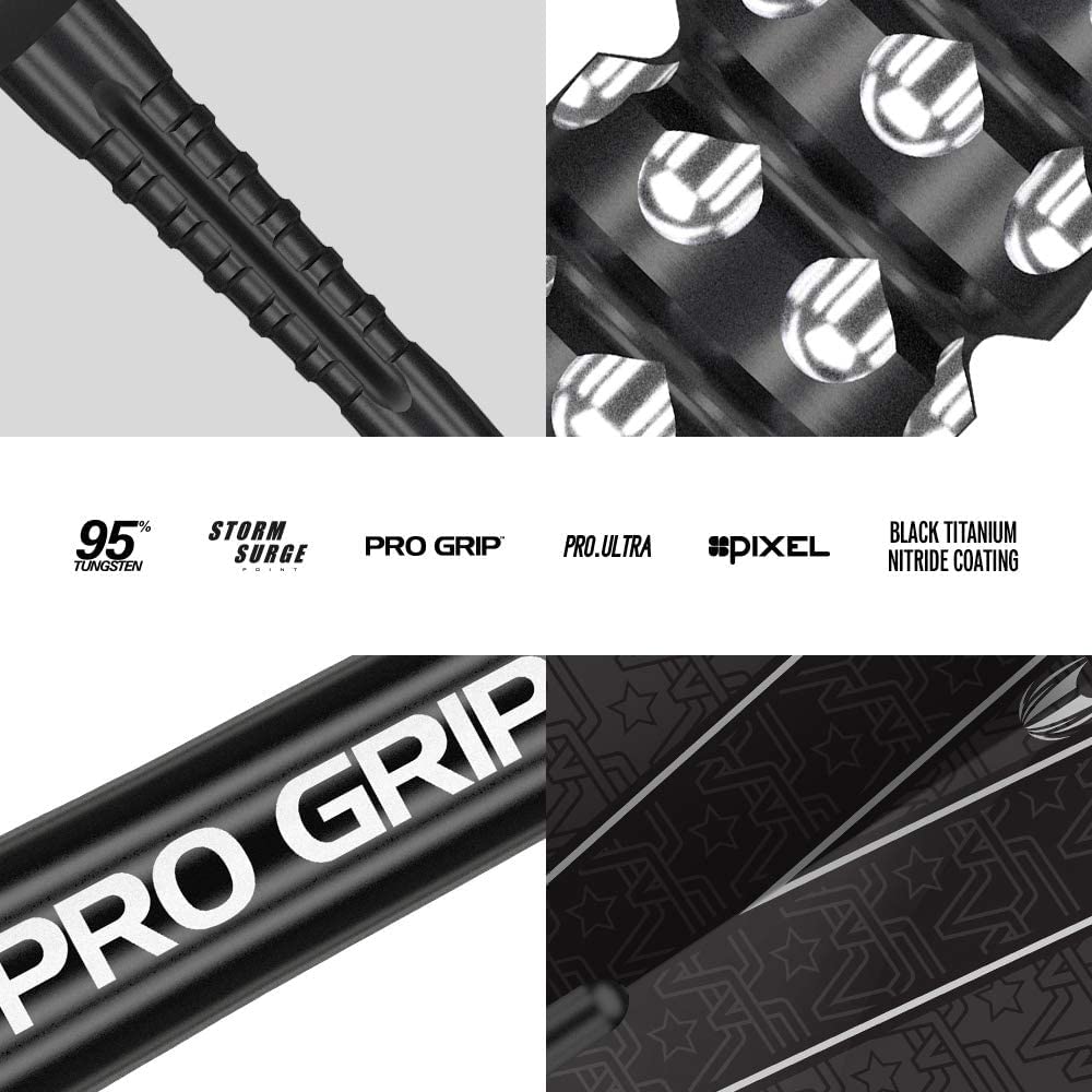 Rob Cross Black Pixel - Steeldart