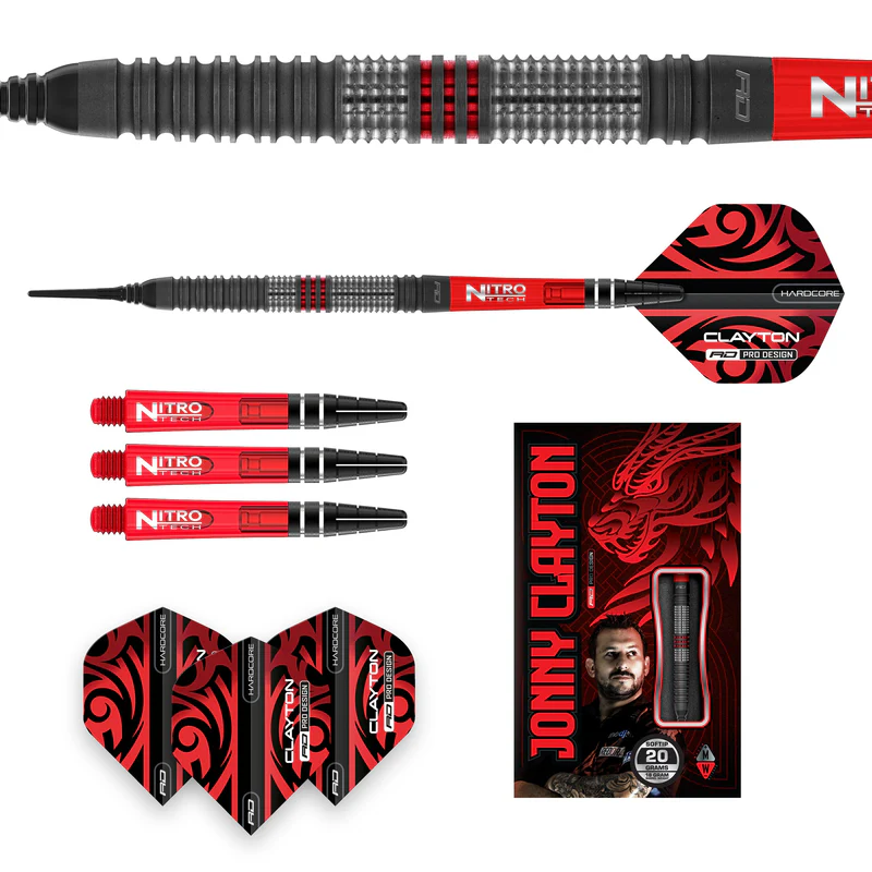 Jonny Clayton Hiraeth RedDragon - Softdart