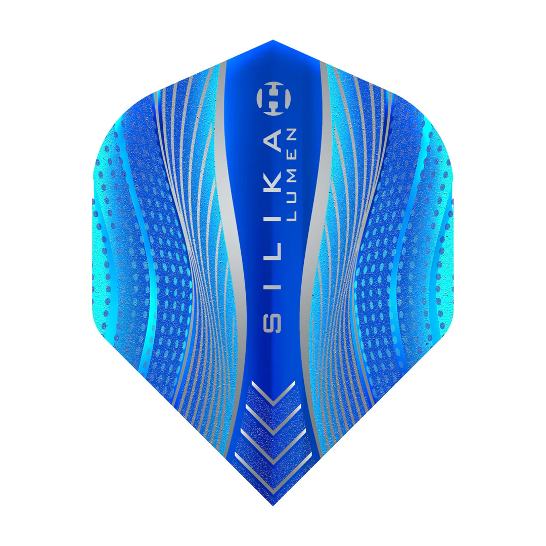 Harrows Silika Lumen - Tough Crystalline Coated Flights -No2 Standard - Blue