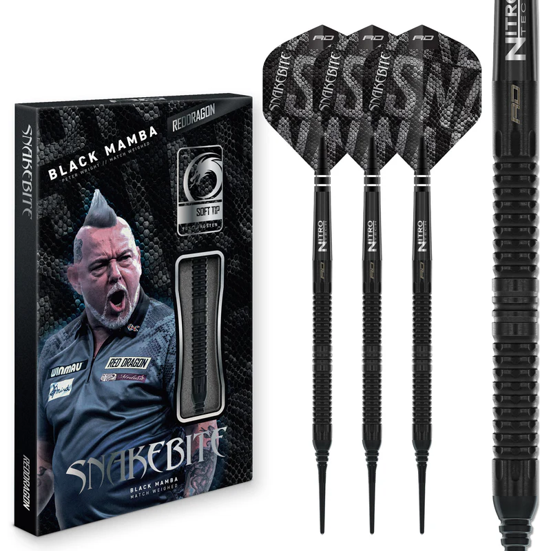 Peter Wright Black Mamba RedDragon - Softdart