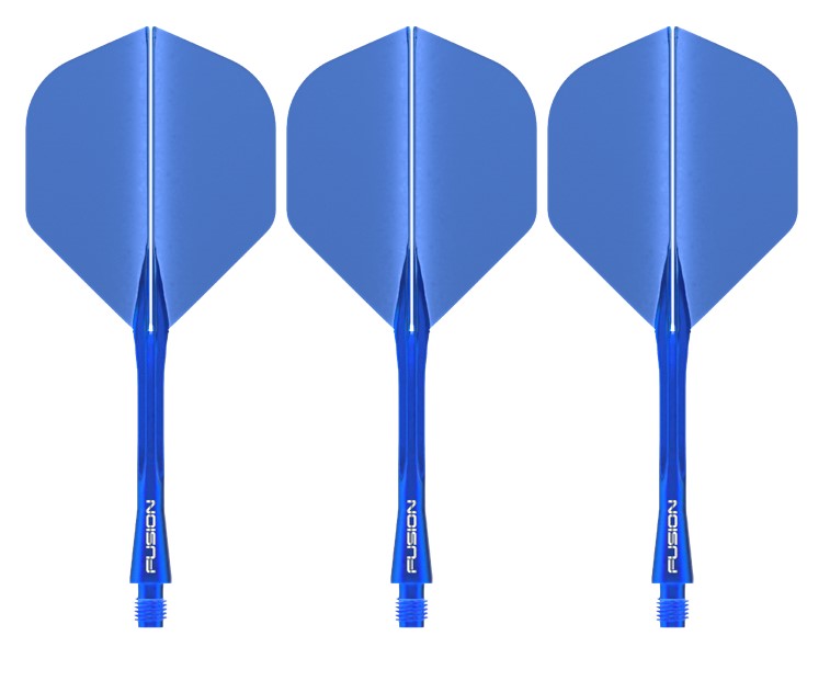 Winmau Fusion No2 Integrated Flight & Shaft - Blue