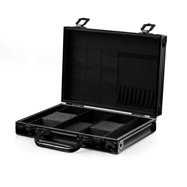 Dartkoffer Alu PAK Luxus - schwarz