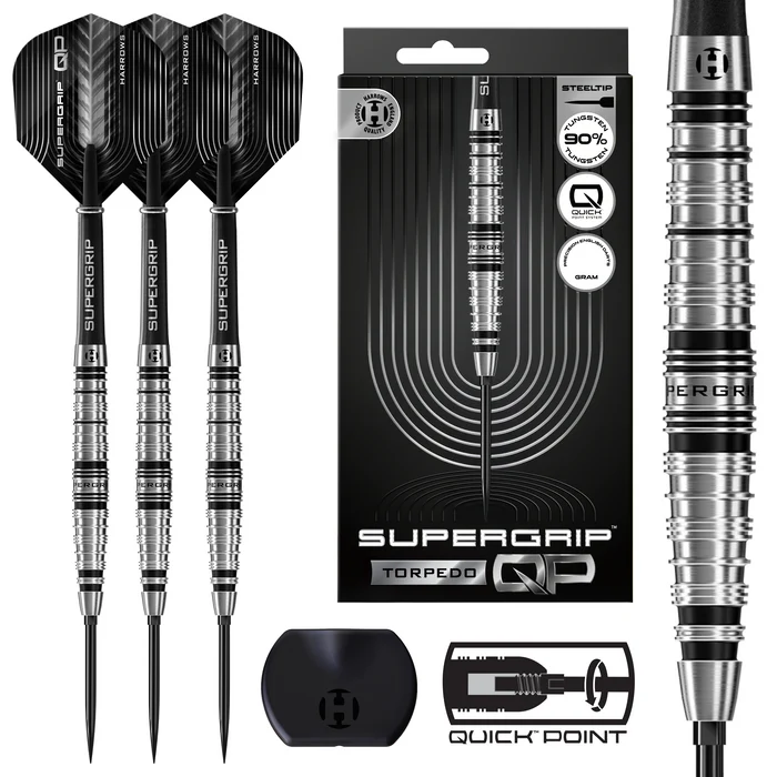 Harrows Supergrip Torpedo QP - Quick Point Wechselspitzen - Steeldarts