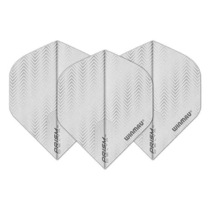 Prism Delta Winmau Dart Flights - Standard white