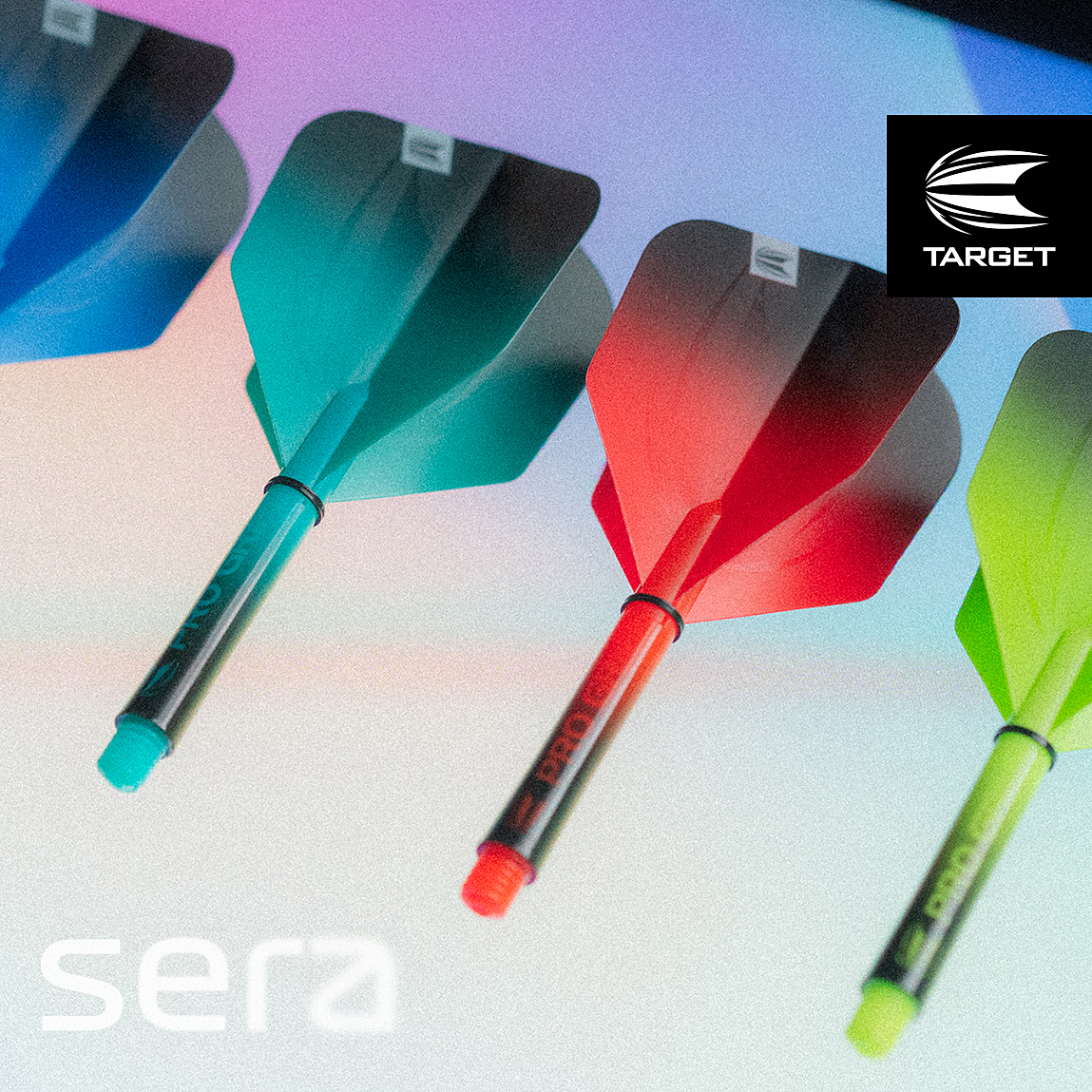 Target Pro Grip Sera Shafts - Black & Blue