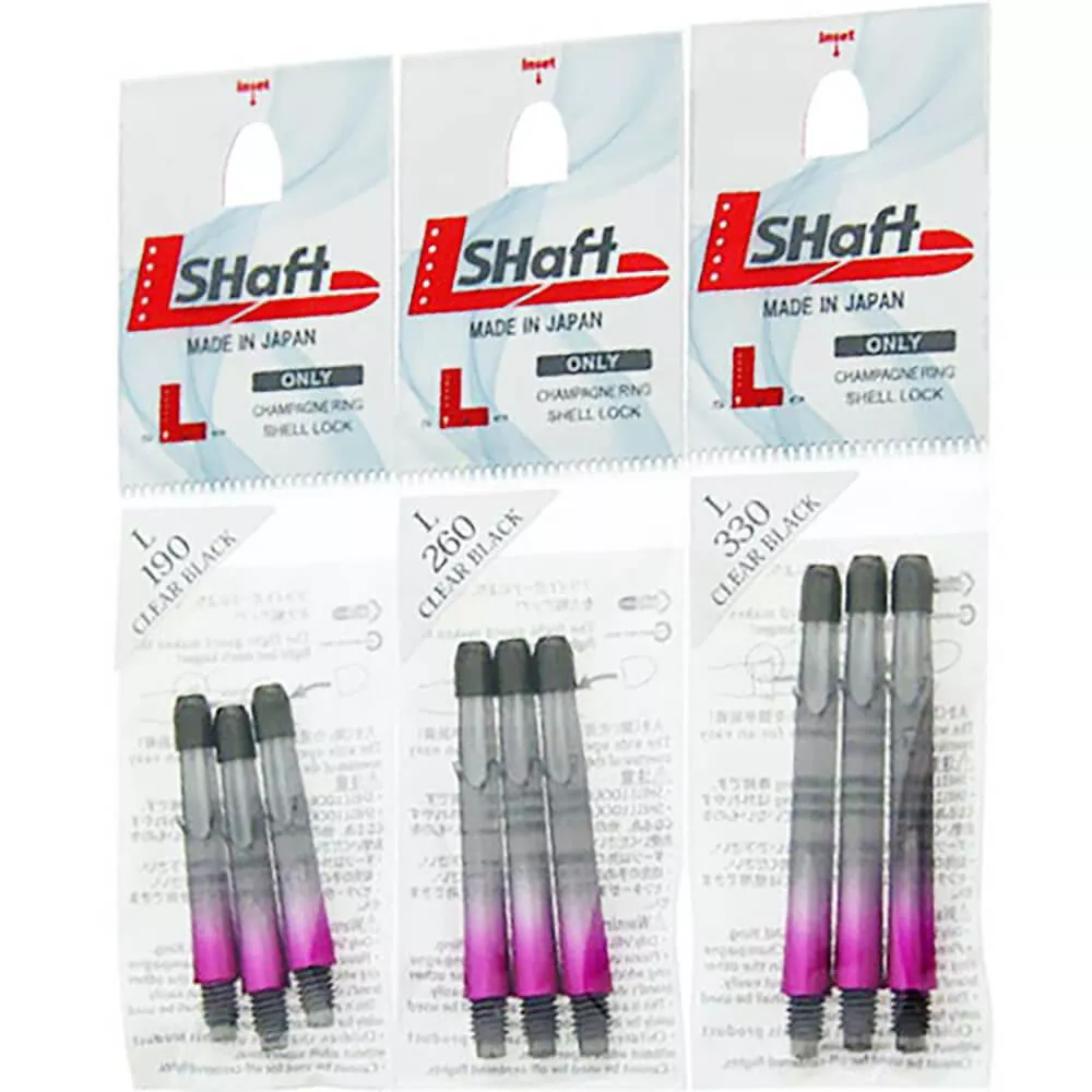 L-Style Two Tone L-Shaft - Black-Pink