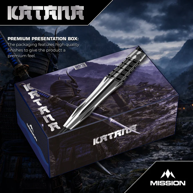 Mission Katana Darts - 95% Tungsten Wechselspitzen - Steeldart