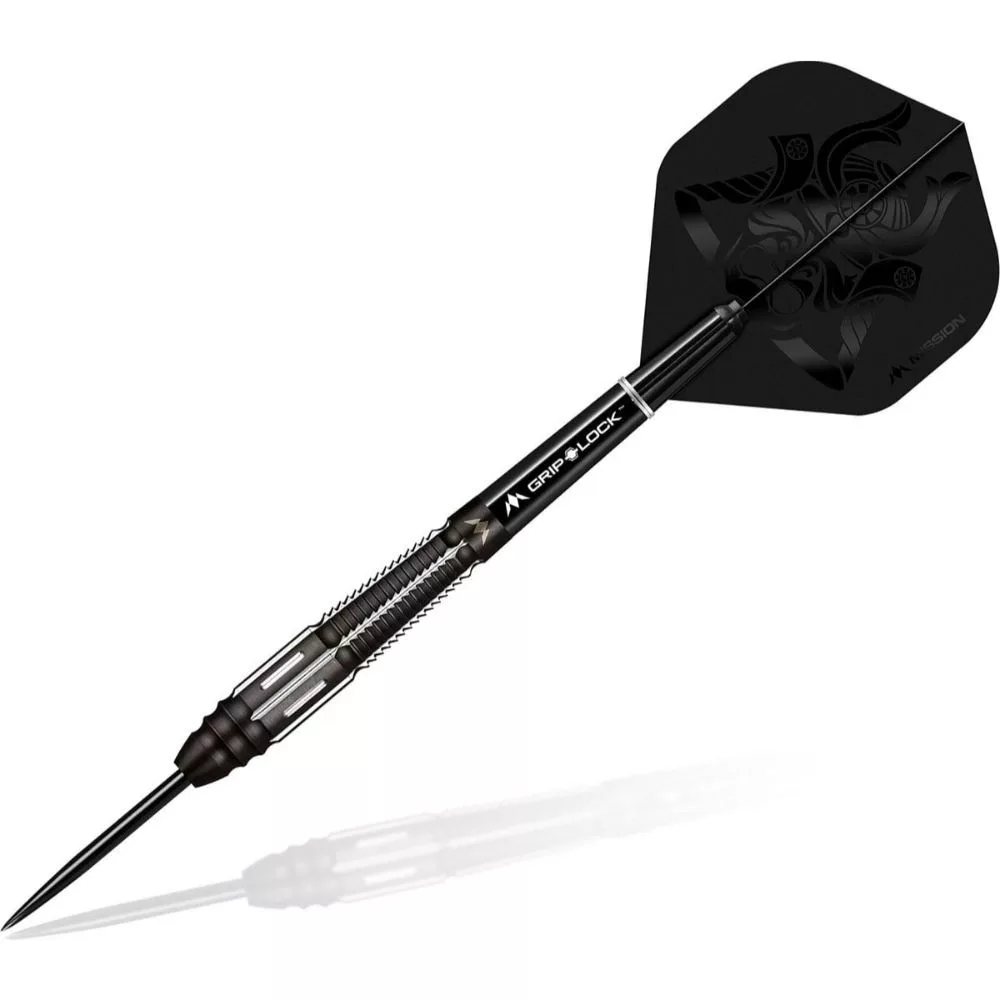 Mission Kuro Darts - Black M4 - Rear Taper - Steeldart